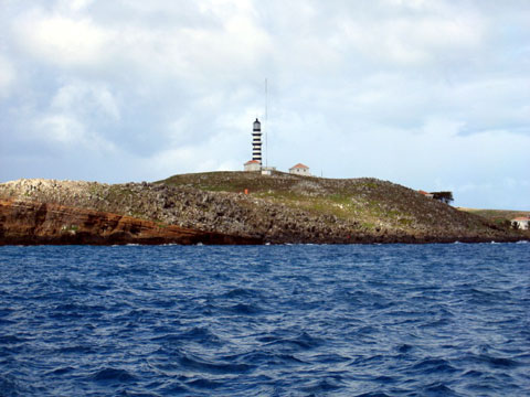 Farol da Ilha Santa Bárbara em Abrolhos