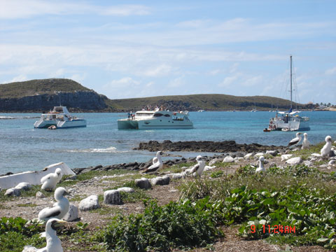Embarcações em Abrolhos