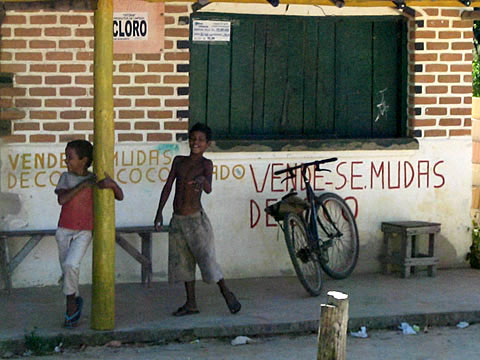 Meninos brincando - Alcobaça