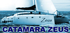 Catamarã Zeus. Abrolhos, BA - Brasil